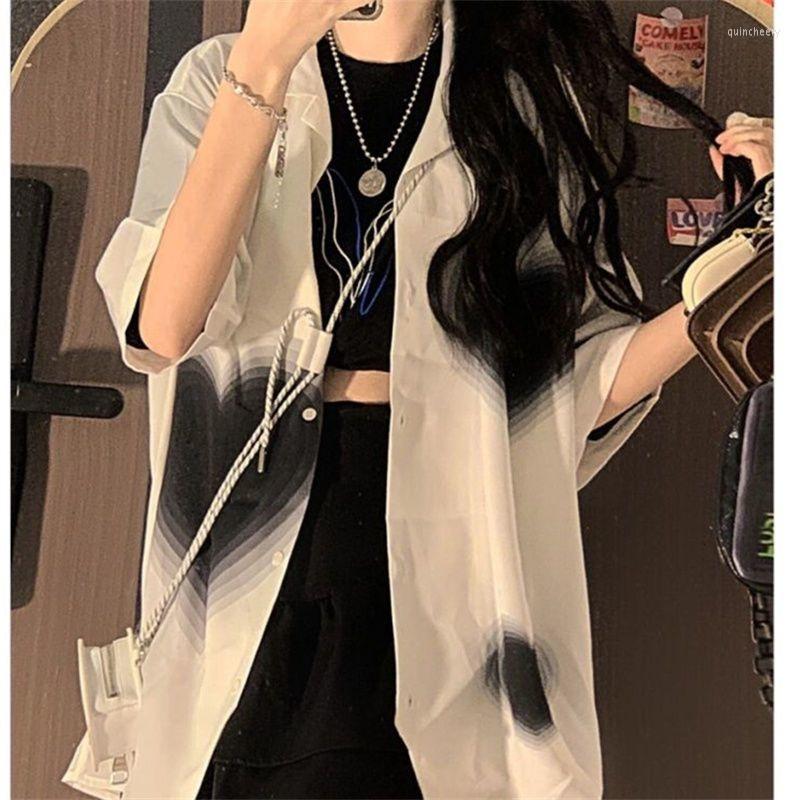 Women's Blouses Printed Short Sleeved Shirt For Women's Summer 2023 Street Design Loose Straight Tube Vintage Clothes Top Women Shirts, White
Women's Blouses Printed Short Sleeved Shirt For Women's Summer 2023 Street Design Loose Straight Tube Vintage Clothes Top Women Shirts, White