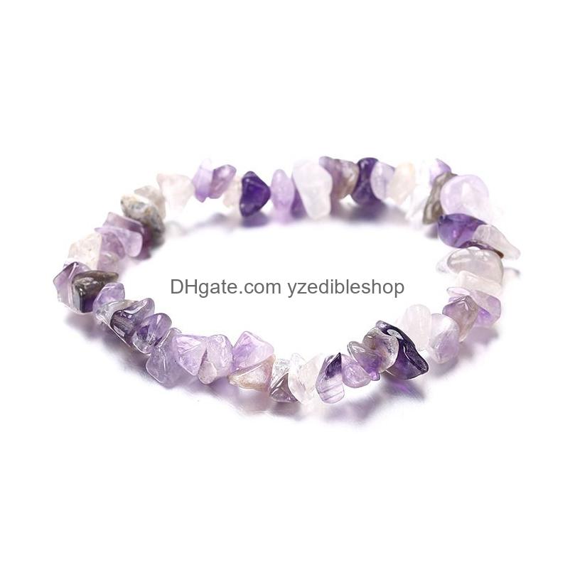 Beaded Strand Natural Healing White Crystal Stone Bracelets Gravel Bracelet Quartz Irregar Chip Beads Reiki Bangle Women Girl Jewelr Dhykz
Beaded Strand Natural Healing White Crystal Stone Bracelets Gravel Bracelet Quartz Irregar Chip Beads Reiki Bangle Women Girl Jewelr Dhykz