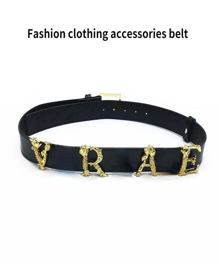 Famous brand designer new womengirl genuine leather letter belt fashion pin buckle waist cover with skirt temperament classic lux9340234, Black
Famous brand designer new womengirl genuine leather letter belt fashion pin buckle waist cover with skirt temperament classic lux9340234, Black
