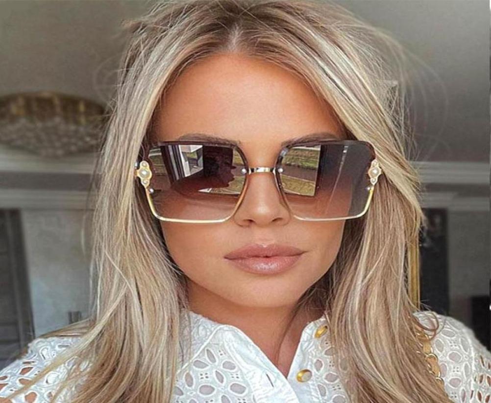 Sunglasses Half Frame Luxury Women Brand Pearl Square Fashion Shades UV400 Vintage Glasses 507296572241
Sunglasses Half Frame Luxury Women Brand Pearl Square Fashion Shades UV400 Vintage Glasses 507296572241