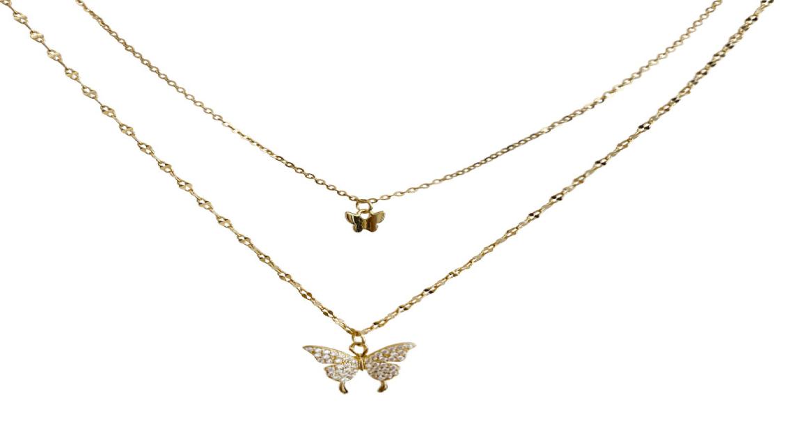 Fashion Designers CIAXY Stamp Butterfly Necklace for Women Double Layer Clavicle Chain Shiny CZ Necklace Dainty Gifts Silver Color7294708
Fashion Designers CIAXY Stamp Butterfly Necklace for Women Double Layer Clavicle Chain Shiny CZ Necklace Dainty Gifts Silver Color7294708