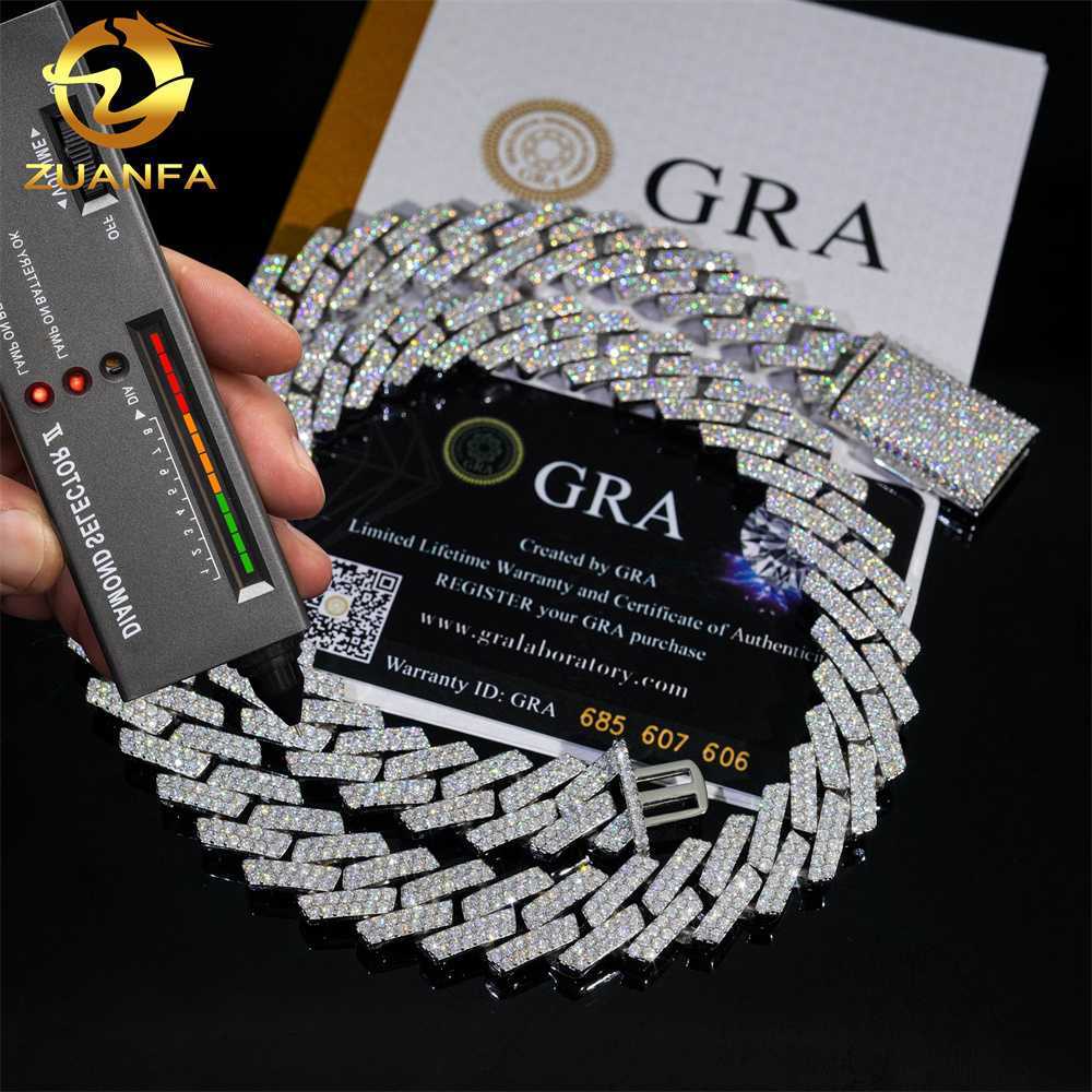 Hot Selling Drop Shipping Service 925 Sterling Silver Hip Hop 15mm Iced Out Moissanite Diamond Cuban Link Chain
Hot Selling Drop Shipping Service 925 Sterling Silver Hip Hop 15mm Iced Out Moissanite Diamond Cuban Link Chain