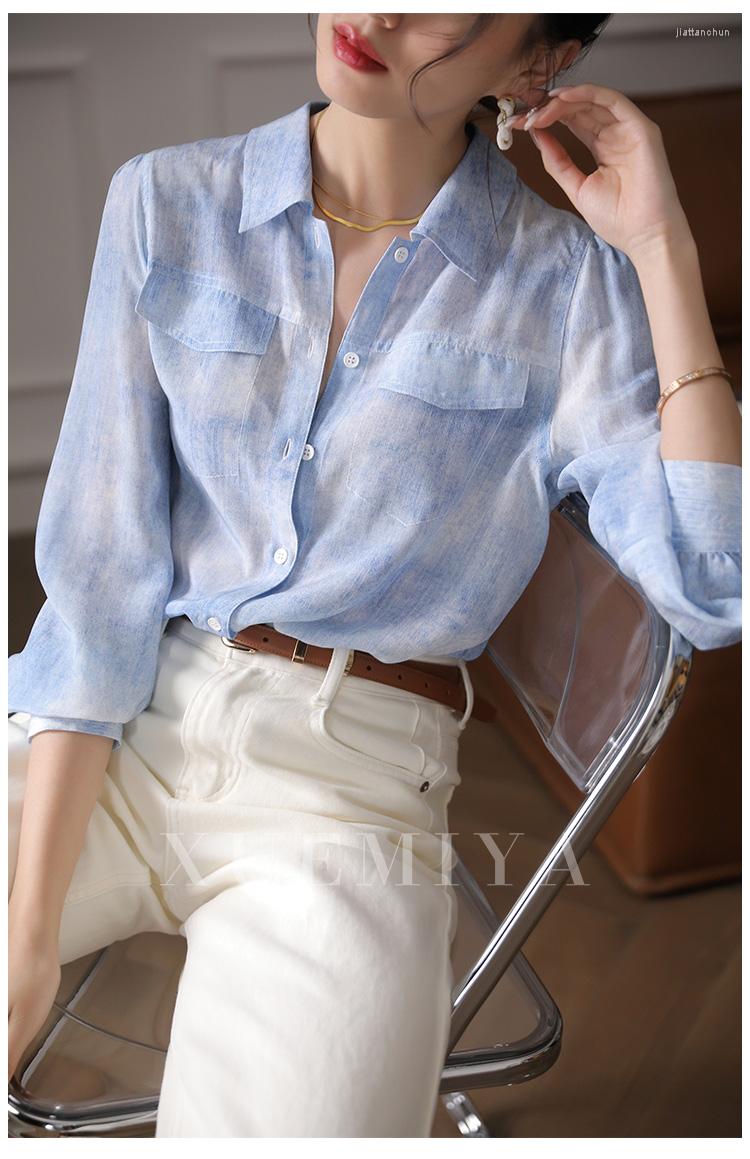 Women' Blouses Arrival Ladies' Shirts For Elegant Style Luxury Women' Button-Down Tops With Graceful Design Spring Summer Blusa, Picture
Women' Blouses Arrival Ladies' Shirts For Elegant Style Luxury Women' Button-Down Tops With Graceful Design Spring Summer Blusa, Picture