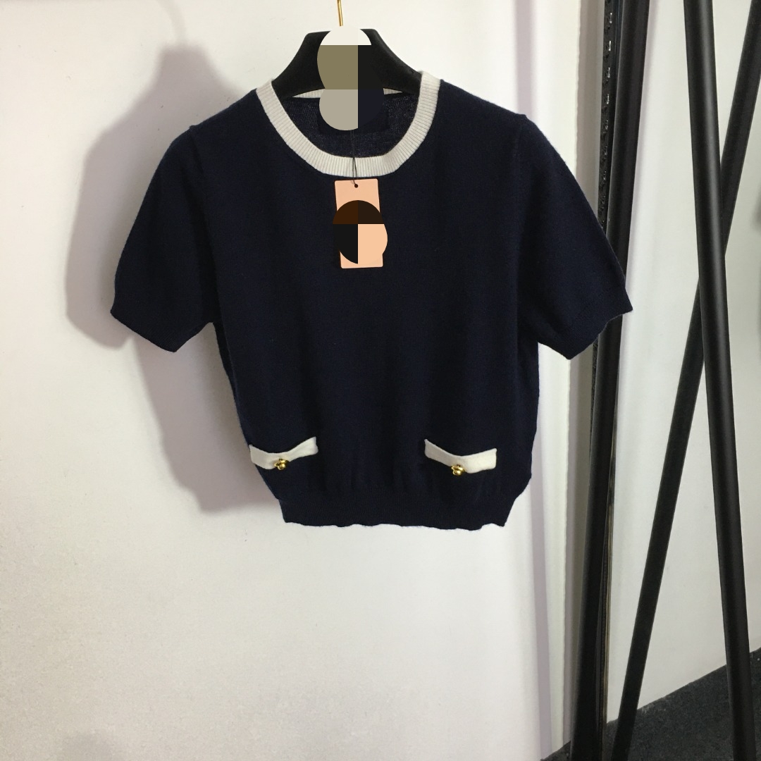521 L 2023 Summer Sweaters Women' Pullover Sweater Black REd Black Striped V Neck Short Sleeve Brand Same Style Women' 20233172, Blue
521 L 2023 Summer Sweaters Women' Pullover Sweater Black REd Black Striped V Neck Short Sleeve Brand Same Style Women' 20233172, Blue