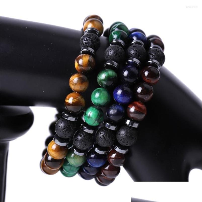 Beaded Strand 10Pcs Lava Red Yellow Green Blue Colorf Tiger Eye Stone Men Bracelet Women Hip Hop Wristband Jewelry Hand String Drop Dhhef
Beaded Strand 10Pcs Lava Red Yellow Green Blue Colorf Tiger Eye Stone Men Bracelet Women Hip Hop Wristband Jewelry Hand String Drop Dhhef