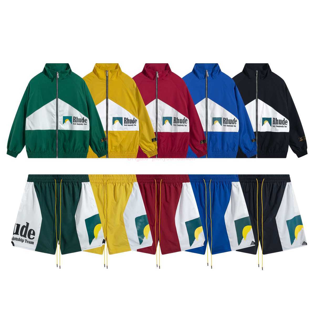 Designer Clothing Fashion Brand Coats American Fashion Brand Rhude Patchwork Pill Zipper Printed Spring Autumn Jacket Windproof Waterproof Jacket for Men sports w, Shipping fee
Designer Clothing Fashion Brand Coats American Fashion Brand Rhude Patchwork Pill Zipper Printed Spring Autumn Jacket Windproof Waterproof Jacket for Men sports w, Shipping fee