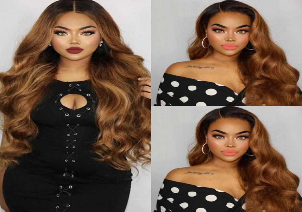 180 Density Ombre Brown Body Wave Human Hair Wig Long Wavy Lace Front Synthetic Wigs With Dark Roots For Women Daily Party8688136, Black
180 Density Ombre Brown Body Wave Human Hair Wig Long Wavy Lace Front Synthetic Wigs With Dark Roots For Women Daily Party8688136, Black