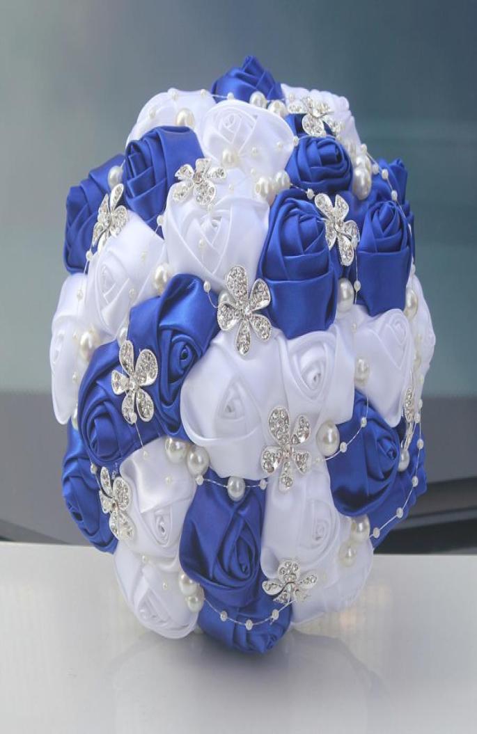 White and Royal Blue Wedding Bridal Bouquets Wedding Supplies Artificial Flower Pearls Rhinestones Sweet 15 Quinceanera Bouquets W4238202
White and Royal Blue Wedding Bridal Bouquets Wedding Supplies Artificial Flower Pearls Rhinestones Sweet 15 Quinceanera Bouquets W4238202