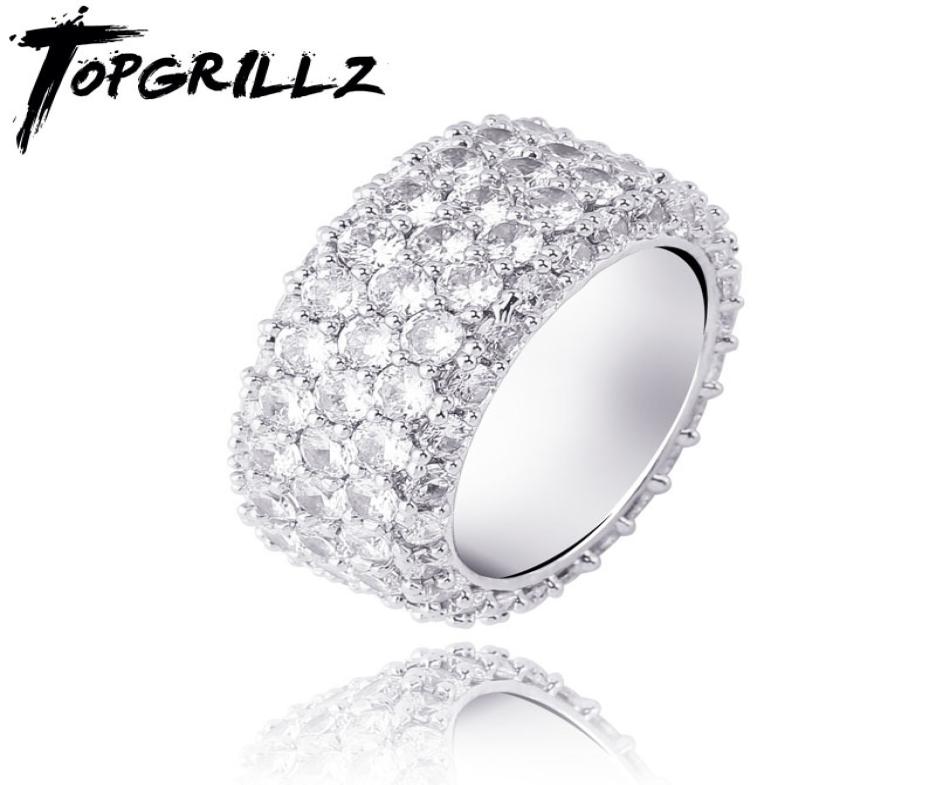 TOPGRILLZ 5 Rows Iced Out Full Cubic Zircon Bling Rings Gold Silver Color Charm Men039s Hip Hop Jewelry For Gifts Y11246908769
TOPGRILLZ 5 Rows Iced Out Full Cubic Zircon Bling Rings Gold Silver Color Charm Men039s Hip Hop Jewelry For Gifts Y11246908769