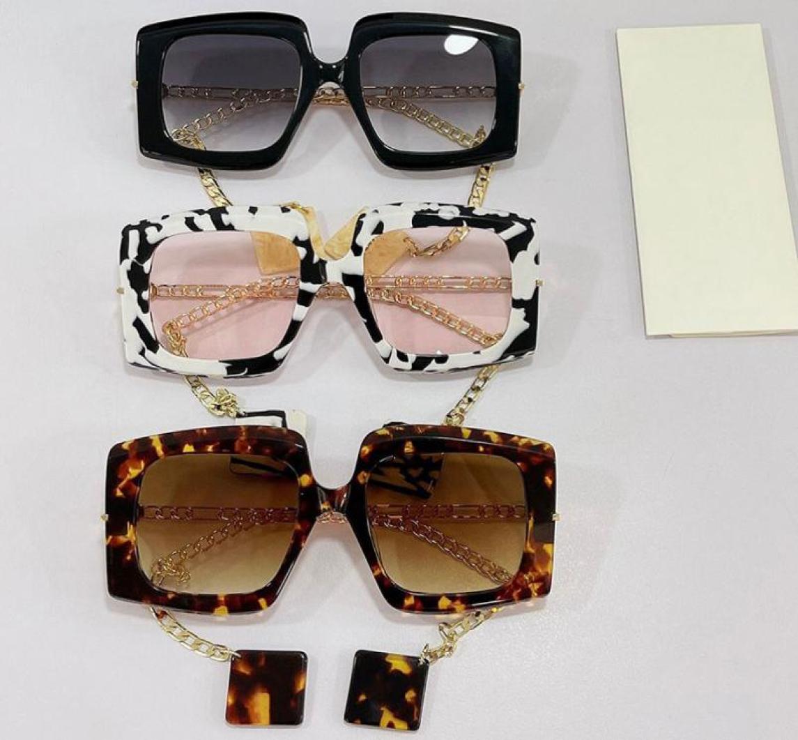 Womens Sunglasses 0722S fashion classic black large square plate frame metal chain temples with pendants woman personality travel 1857244
Womens Sunglasses 0722S fashion classic black large square plate frame metal chain temples with pendants woman personality travel 1857244