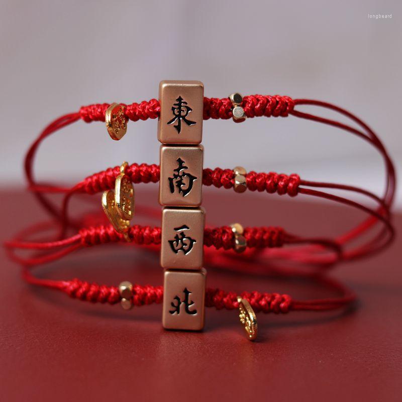 Charm Bracelets 2023 Personality Creative Hand-woven Mahjong Tiles Bracelet Chinese Ethnic Style Girl Women's Jewelry Accessories
Charm Bracelets 2023 Personality Creative Hand-woven Mahjong Tiles Bracelet Chinese Ethnic Style Girl Women's Jewelry Accessories