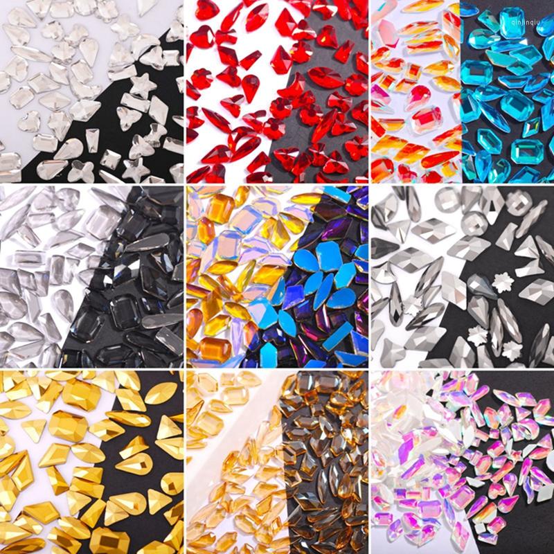 Nail Art Decorations 100Pcs Mix Shape Glass Rhinestones Glitter Crystal Flatback Transparent AB Drop-Crystal Shiny Nails DIY Decoration
Nail Art Decorations 100Pcs Mix Shape Glass Rhinestones Glitter Crystal Flatback Transparent AB Drop-Crystal Shiny Nails DIY Decoration