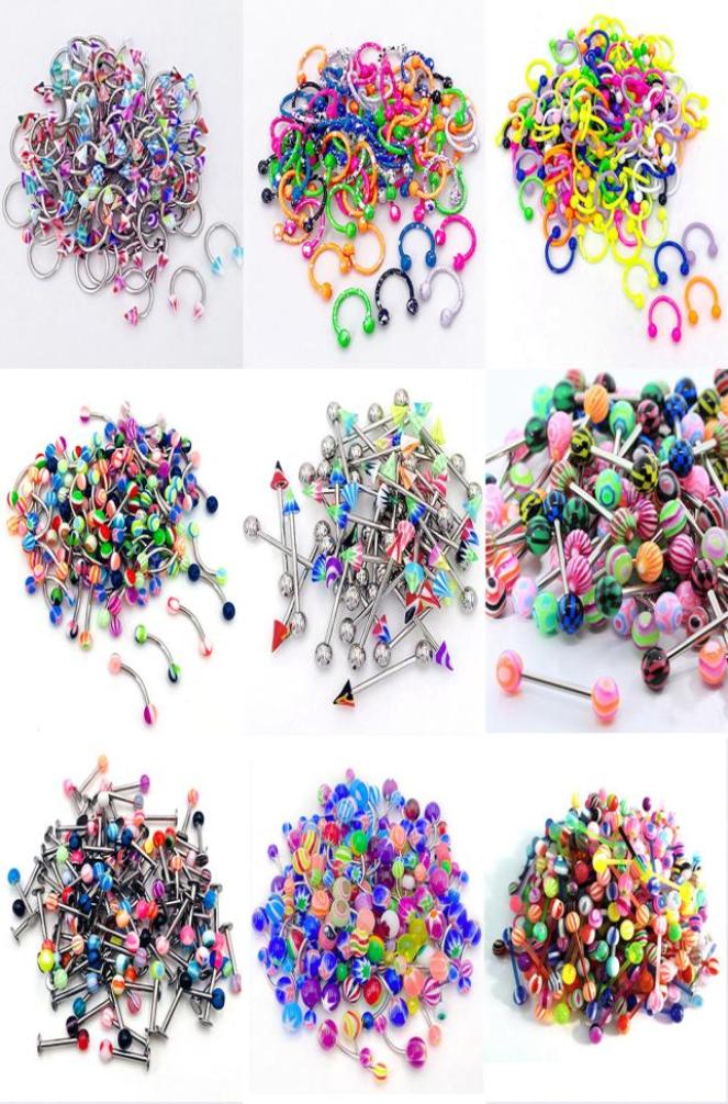 10PCSSet Color Mixing Fashion Body Piercing Jewelry Acrylic Stainless Steel Eyebrow Bar Lip Nose Barbell Ring Navel Earring Gift1542244
10PCSSet Color Mixing Fashion Body Piercing Jewelry Acrylic Stainless Steel Eyebrow Bar Lip Nose Barbell Ring Navel Earring Gift1542244