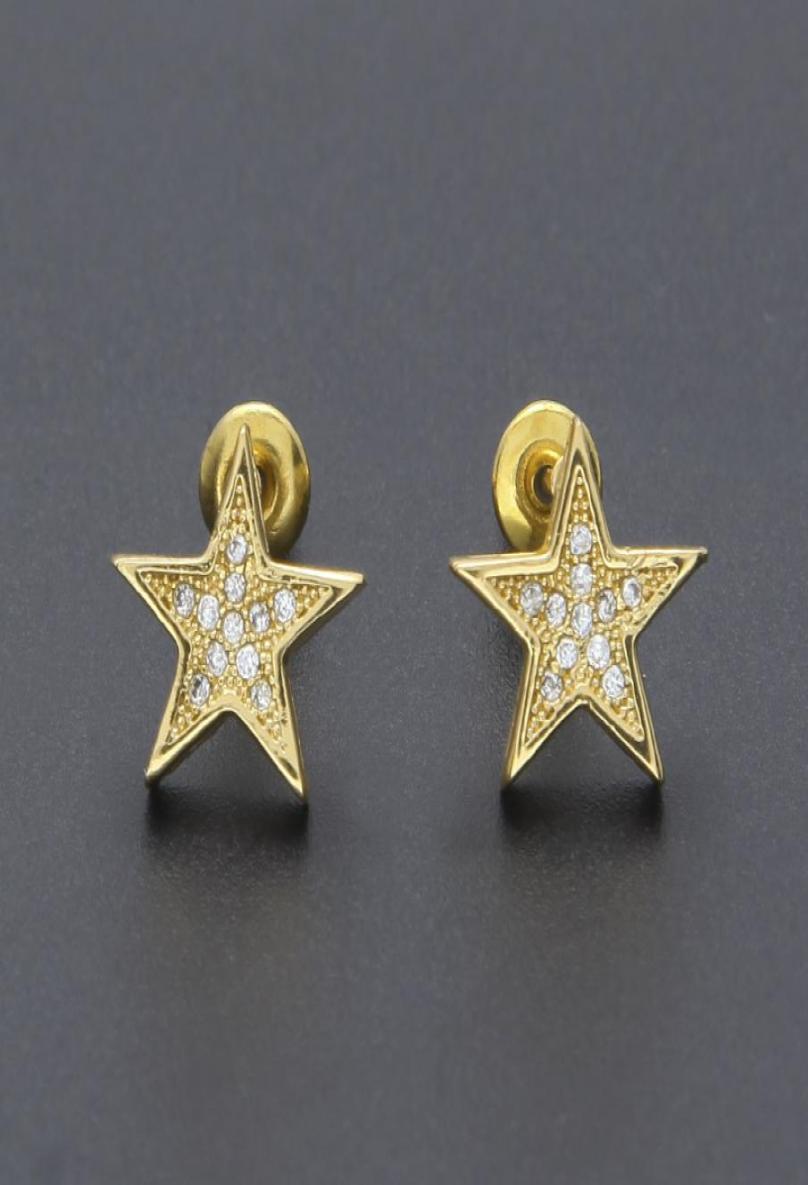 Mens Hip Hop Stud Earring Jewelry New Fashion High Quality Gold Silver Fivepointed Star Earrings3515589
Mens Hip Hop Stud Earring Jewelry New Fashion High Quality Gold Silver Fivepointed Star Earrings3515589