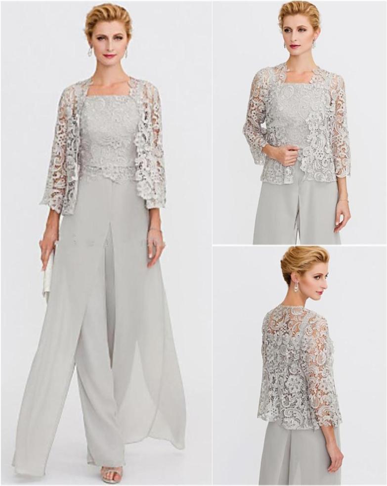 New Elegant Pant Suits Straps Long Chiffon Lace Mother of the Bride Dress Split Front Jumpsuit Formal Guest Evening Wear Gowns9231728
New Elegant Pant Suits Straps Long Chiffon Lace Mother of the Bride Dress Split Front Jumpsuit Formal Guest Evening Wear Gowns9231728