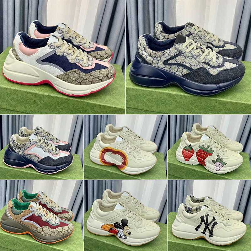 Luxury Chaussures Ladies Shoe Rhyton Platform Sneakers Designer guccis shoes Beige men women Trainers For womens Designers Vintage Sneaker with logo gg, 27
Luxury Chaussures Ladies Shoe Rhyton Platform Sneakers Designer guccis shoes Beige men women Trainers For womens Designers Vintage Sneaker with logo gg, 27