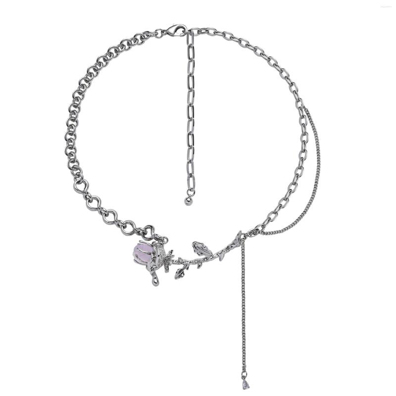 Pendant Necklaces Original Design Rose Necklace For Women Fashion Resin Clavicle Chain Sweet Cool Girl Hip Hop Collarbone Jewelry Choker
Pendant Necklaces Original Design Rose Necklace For Women Fashion Resin Clavicle Chain Sweet Cool Girl Hip Hop Collarbone Jewelry Choker