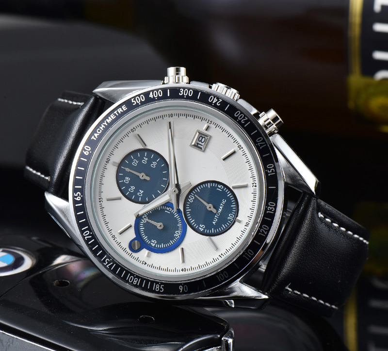 2023 New Watch Men's Leisure Diamond Watches Gold Steel Case Leather Quartz Wristwatch Strap Male Relogio Masculino RAY1
2023 New Watch Men's Leisure Diamond Watches Gold Steel Case Leather Quartz Wristwatch Strap Male Relogio Masculino RAY1