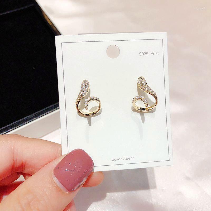 Stud Earrings Exquisite CZ Crystal Snake Gold Color Micro Paved Cubic Zirconia For Women Party Jewelry
Stud Earrings Exquisite CZ Crystal Snake Gold Color Micro Paved Cubic Zirconia For Women Party Jewelry