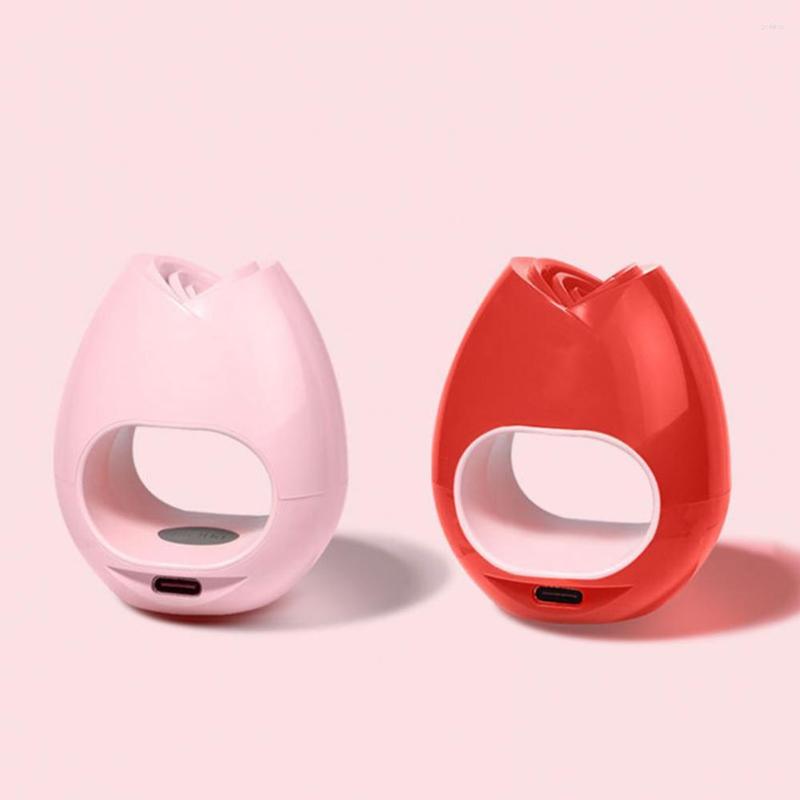 Nail Dryers Safe 16w Gel Polish Drying Machine Lamp Nails Art Gadget Dual Light Source Plastic Potherapy Supplies, Red