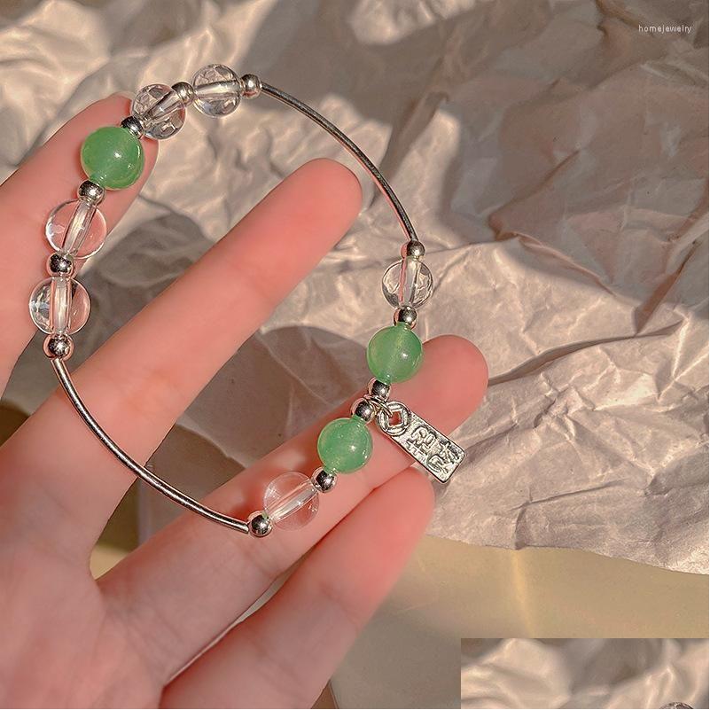 Beaded Strand Colorf L Korean Sier Color Green Beads Bracelet Bangle For Women Elegant Personality Friend Fashion Jewelry Gift Drop Dhcke
Beaded Strand Colorf L Korean Sier Color Green Beads Bracelet Bangle For Women Elegant Personality Friend Fashion Jewelry Gift Drop Dhcke