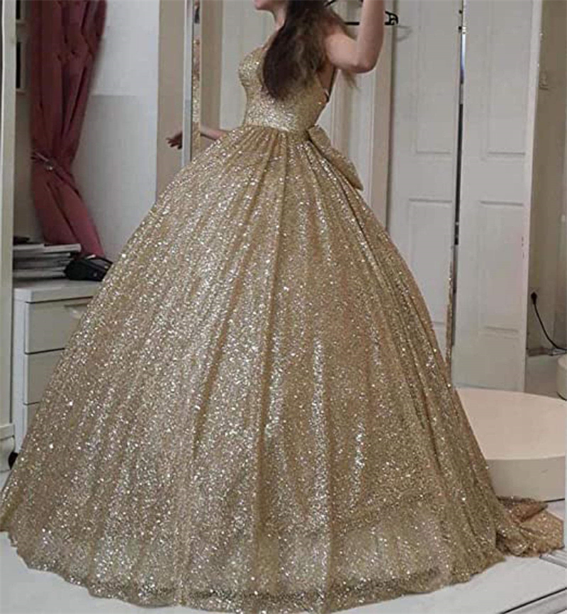 Quinceanera Dresses Princess Wide Sling Sequins Sweetheart Big Bow Ball Gown with Lace-up Plus Size Sweet 16 Debutante Party Birthday Vestidos De 15 Anos 134, Blue
Quinceanera Dresses Princess Wide Sling Sequins Sweetheart Big Bow Ball Gown with Lace-up Plus Size Sweet 16 Debutante Party Birthday Vestidos De 15 Anos 134, Blue