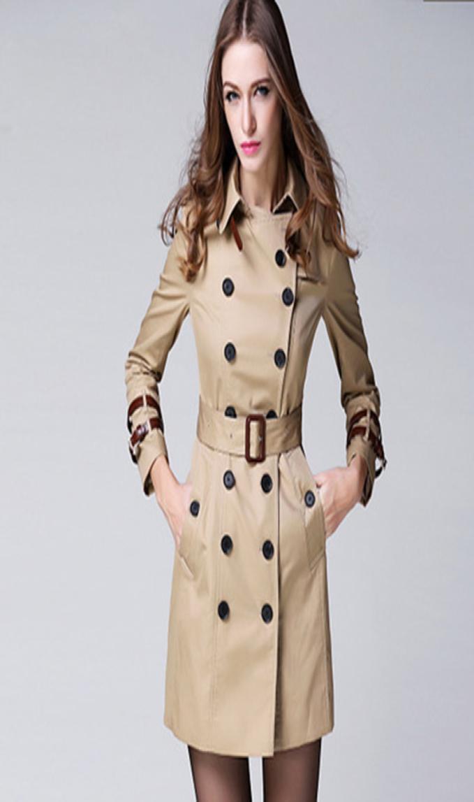 Womens Brand Jackets Coats Highend British Style Coat Double Breasted Ladies Windbreaker For Womens Elegant Trench Coat 2010314103450, Khaki
Womens Brand Jackets Coats Highend British Style Coat Double Breasted Ladies Windbreaker For Womens Elegant Trench Coat 2010314103450, Khaki