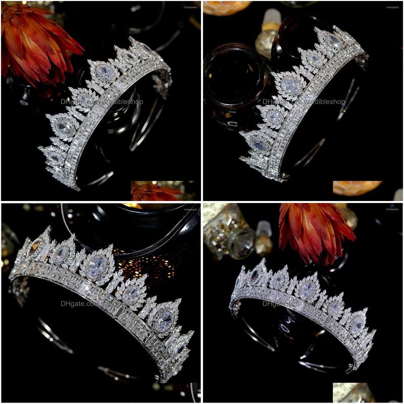 Hair Clips Barrettes Europeanstyle Crown Shiny Large Cz Stone Ornaments Asnora A01017 Bridal Headband Crystal Headdress Wedding Ac Dhswv
Hair Clips Barrettes Europeanstyle Crown Shiny Large Cz Stone Ornaments Asnora A01017 Bridal Headband Crystal Headdress Wedding Ac Dhswv