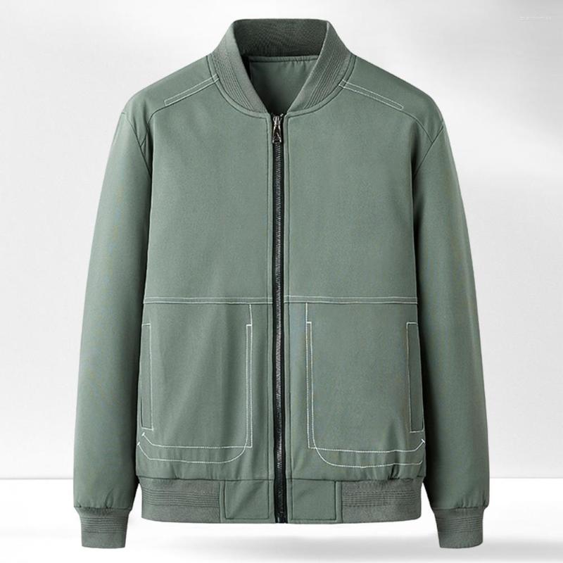 Men's Jackets Men Coat Solid Color Cozy Outerwear Elastic Cuff Anti-wrinkle, Beige
Men's Jackets Men Coat Solid Color Cozy Outerwear Elastic Cuff Anti-wrinkle, Beige