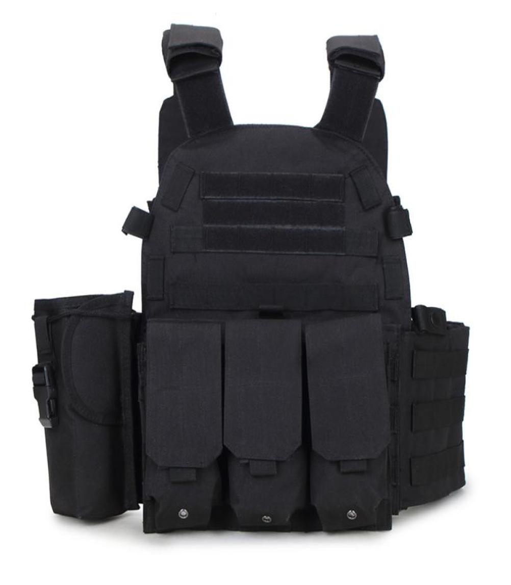 Tactical 6094 Molle Vest Combat Body Armor Vest Army Paintball Wargame Plate Carrier Hunting Accessories2684454, Black
Tactical 6094 Molle Vest Combat Body Armor Vest Army Paintball Wargame Plate Carrier Hunting Accessories2684454, Black