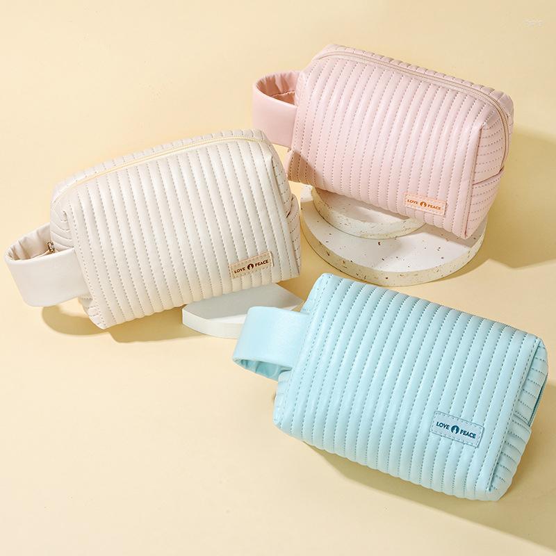 Cosmetic Bags Fashion Portable Travel Bag PU Makeup Pouch Women Soft Waterproof Organizer Toiletry Storage, Style b
Cosmetic Bags Fashion Portable Travel Bag PU Makeup Pouch Women Soft Waterproof Organizer Toiletry Storage, Style b