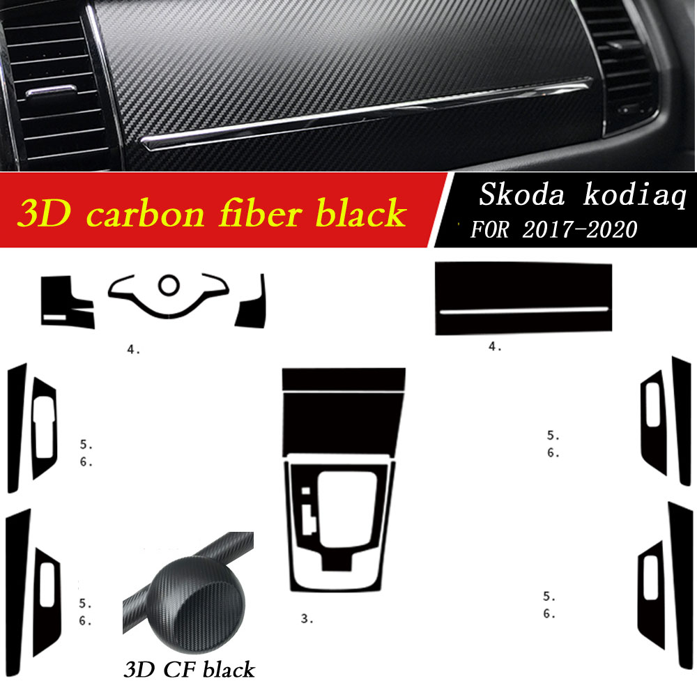Car-Styling 3D 5D Carbon Fiber Car Interior Center Console Color Change Molding Sticker Decals For Skoda Kodiaq 2017-2020, Left hand drive
Car-Styling 3D 5D Carbon Fiber Car Interior Center Console Color Change Molding Sticker Decals For Skoda Kodiaq 2017-2020, Left hand drive