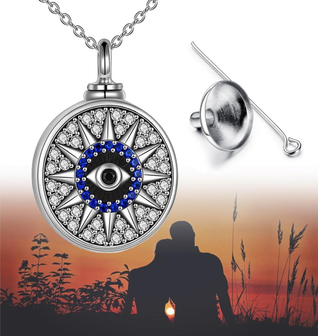 Cremation Jewelry For Ashes pendant Women Keepsake Exquisite Evil Eye Pendant Necklace for Women and Man Ashes memento5120982
Cremation Jewelry For Ashes pendant Women Keepsake Exquisite Evil Eye Pendant Necklace for Women and Man Ashes memento5120982