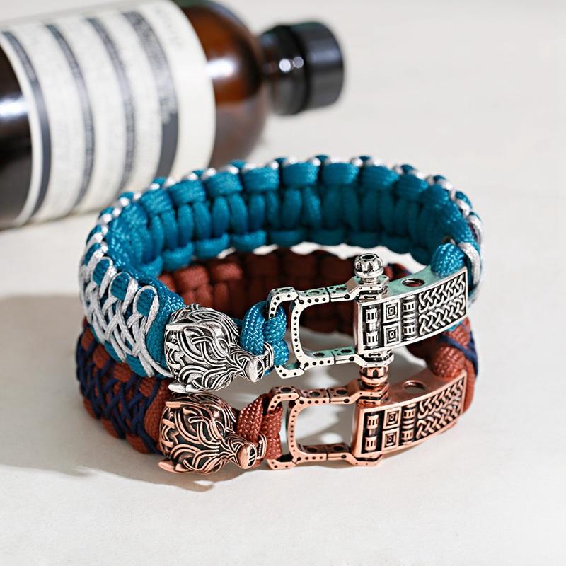 Charm Bracelets Mens Bracelet Leopard Paracord Fashion Braided Hiking Camping Outdoor Survival ParachuteCharm
Charm Bracelets Mens Bracelet Leopard Paracord Fashion Braided Hiking Camping Outdoor Survival ParachuteCharm