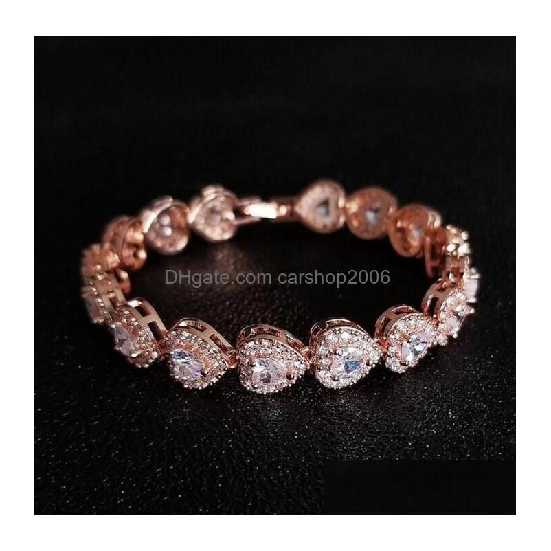 Wedding Bracelets Bracelet 925 Sterling Sier Heart Shape White Topaz Rose Gold Fill Party Promise Women Engagment Bangle For Lover D Dhd2D
Wedding Bracelets Bracelet 925 Sterling Sier Heart Shape White Topaz Rose Gold Fill Party Promise Women Engagment Bangle For Lover D Dhd2D