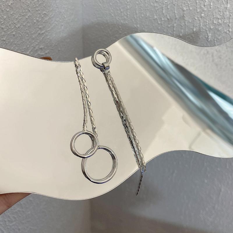 Dangle Earrings AENSOA Minimalist Metal Chain Long Circle Pendant For Women 2023 Trendy Simple Earring Ear Line Jewelry Accessories
Dangle Earrings AENSOA Minimalist Metal Chain Long Circle Pendant For Women 2023 Trendy Simple Earring Ear Line Jewelry Accessories