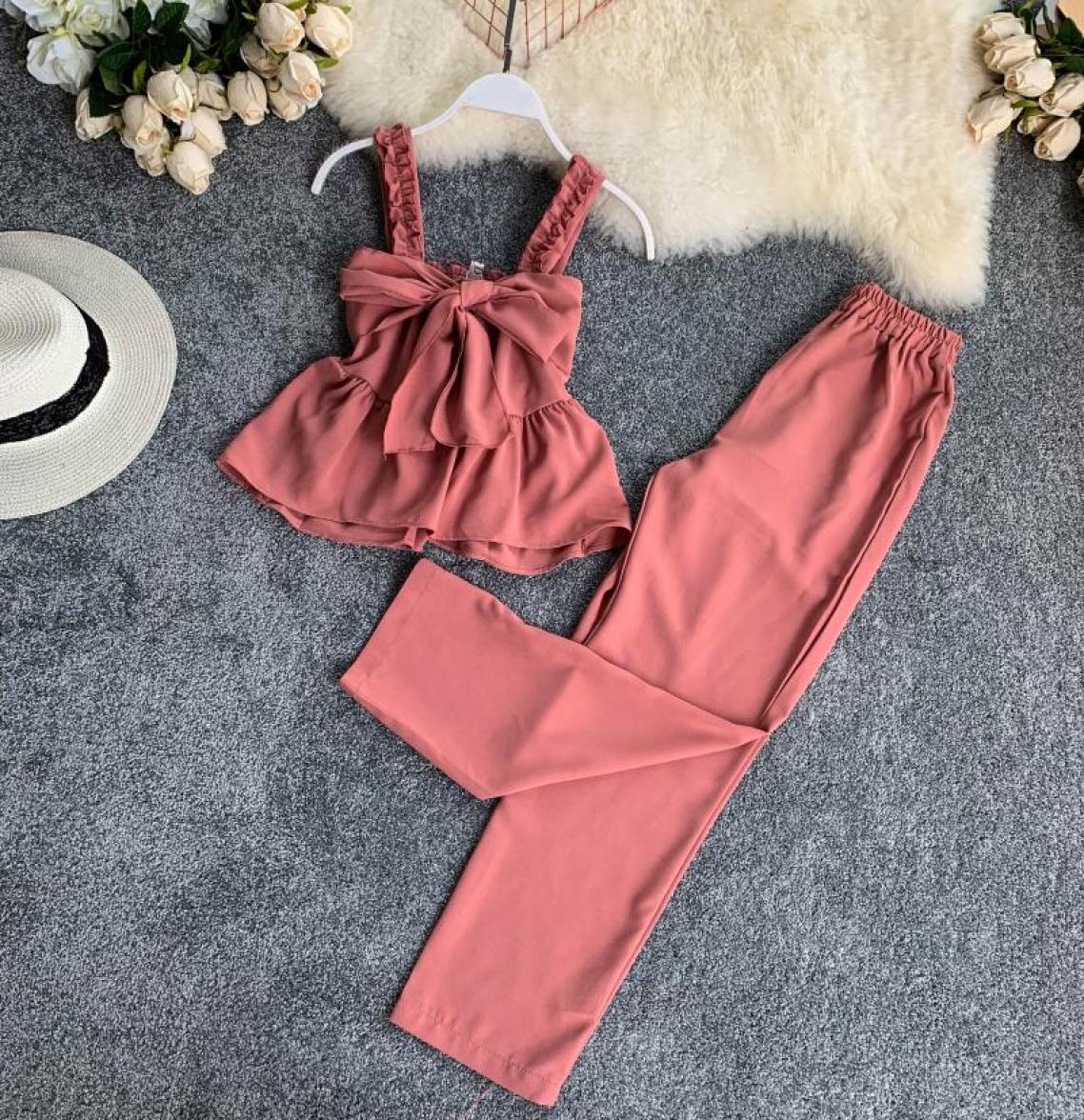 Women039s Sets Clothes New Summer Spaghetti Strap Crop Tops Loose Wide Leg Pants Suits Woman Two Piece Set Beach Sexy Twinset5014104, Gray
Women039s Sets Clothes New Summer Spaghetti Strap Crop Tops Loose Wide Leg Pants Suits Woman Two Piece Set Beach Sexy Twinset5014104, Gray