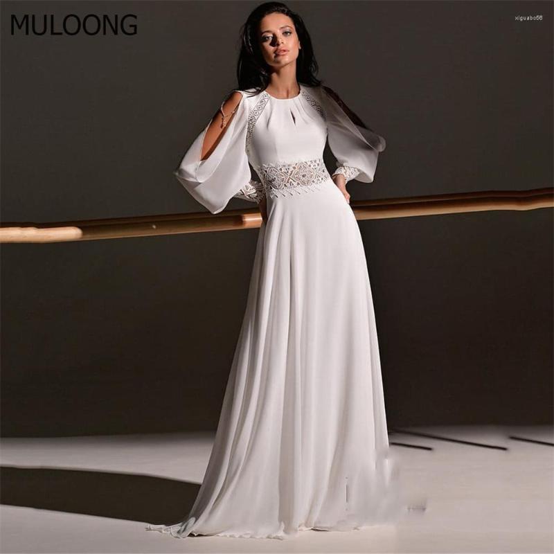 Wedding Dress MULOONG Elegant O Neck Full Sleeve Pleat Beading Crystal A Line Long Floor Length Sweep Train Gown 2023, Multi
Wedding Dress MULOONG Elegant O Neck Full Sleeve Pleat Beading Crystal A Line Long Floor Length Sweep Train Gown 2023, Multi