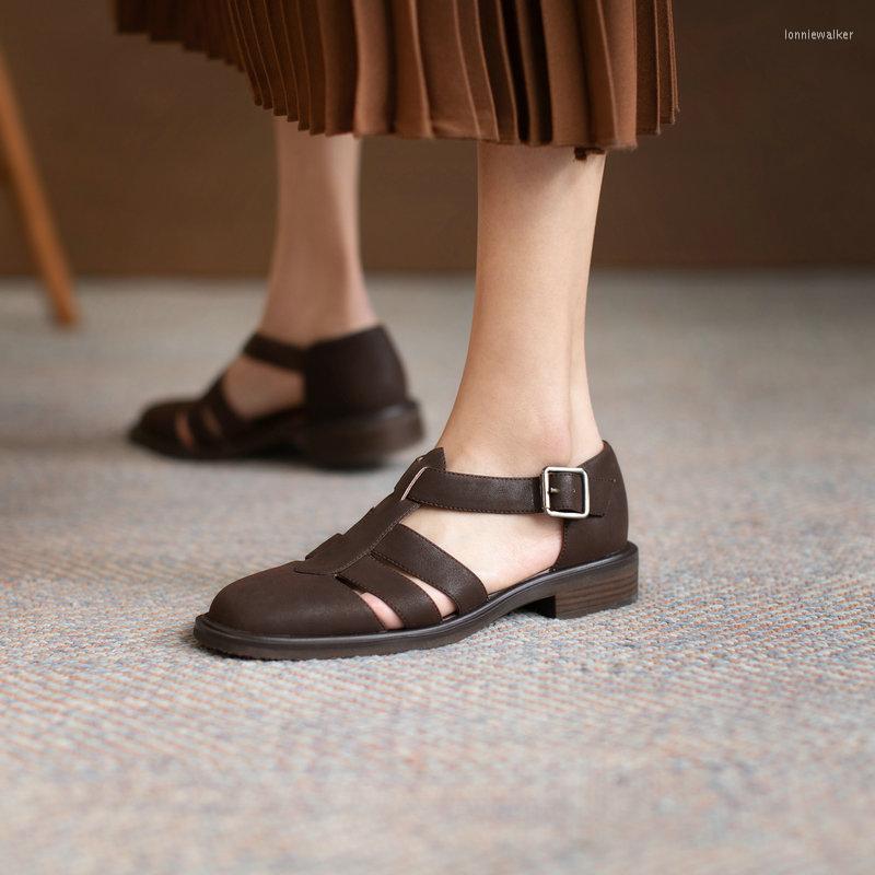 Sandals Black Colors Genuine Leather Rome Women Brand Round Toe Low Heels Buckle Casual Office Lady Basic Shoes
Sandals Black Colors Genuine Leather Rome Women Brand Round Toe Low Heels Buckle Casual Office Lady Basic Shoes