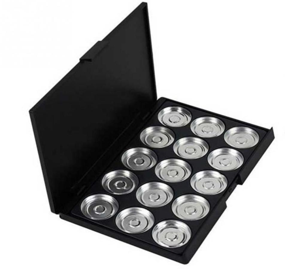 10 Pcs lot Professional Empty Make Up Eyeshadow Pigment Aluminum Palette Pans Case Makeup DIY 15 Grid Beauty Tools6435207
10 Pcs lot Professional Empty Make Up Eyeshadow Pigment Aluminum Palette Pans Case Makeup DIY 15 Grid Beauty Tools6435207