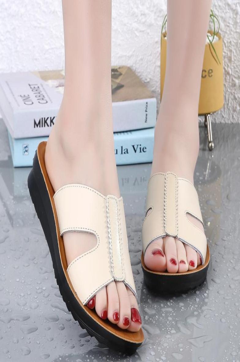 Women Summer Slippers Fashion Genuine Leather Sandals Outdoor Casual Designer Women Mules Shoes Girl Heels Flat Ladies Mujer7106091, Blue
Women Summer Slippers Fashion Genuine Leather Sandals Outdoor Casual Designer Women Mules Shoes Girl Heels Flat Ladies Mujer7106091, Blue
