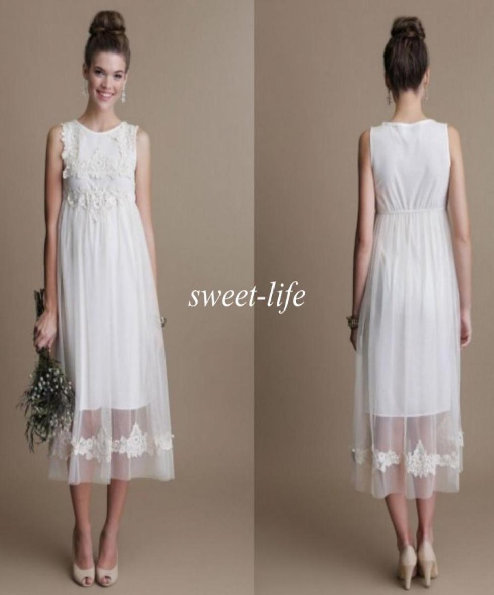 Vintage Short Maternity Wedding Dresses Tea Length Tulle Lace Bateau Sleeveless Empire Waist 2019 Cheap Beach Wedding Party Bridal5456026, Black
Vintage Short Maternity Wedding Dresses Tea Length Tulle Lace Bateau Sleeveless Empire Waist 2019 Cheap Beach Wedding Party Bridal5456026, Black