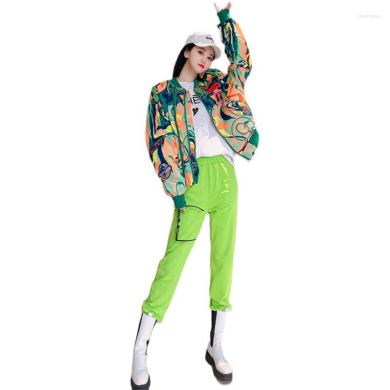 Women's Jackets Women Net Red Fried Street Graffiti Aseball Uniform Female Spring Printing Autumn Coat Thin Loose Jacket Tide Brand OK918, Green
Women's Jackets Women Net Red Fried Street Graffiti Aseball Uniform Female Spring Printing Autumn Coat Thin Loose Jacket Tide Brand OK918, Green