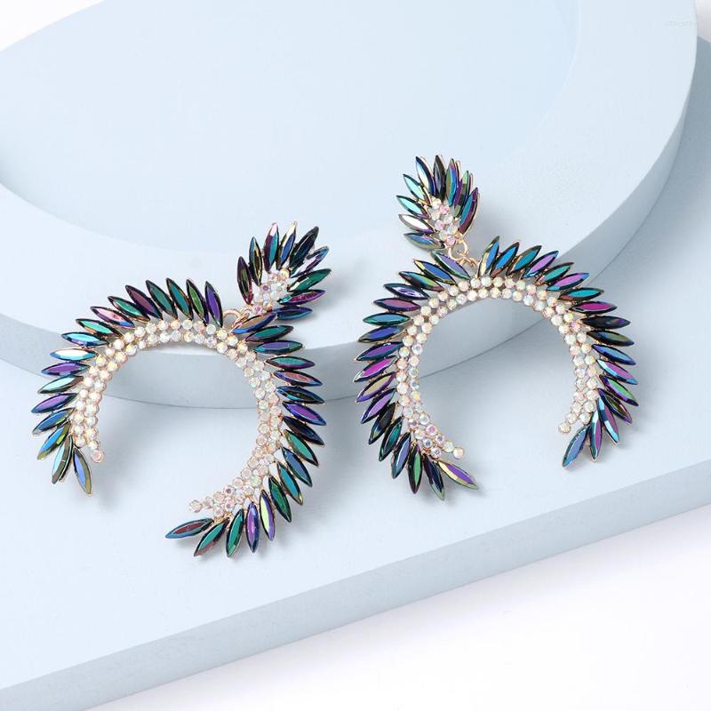 Dangle Earrings Statement Rhinestone Coloful Pendant Round For Women Party Jewelry Accessories Gift
Dangle Earrings Statement Rhinestone Coloful Pendant Round For Women Party Jewelry Accessories Gift
