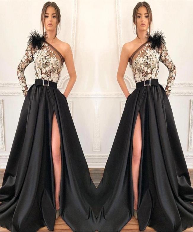 One Shoulder Satin A Line Long Prom Dresses Long Sleeve Lace Applique Feather Split Floor Length Formal Party Evening Dresses BC165162457, Orange
One Shoulder Satin A Line Long Prom Dresses Long Sleeve Lace Applique Feather Split Floor Length Formal Party Evening Dresses BC165162457, Orange