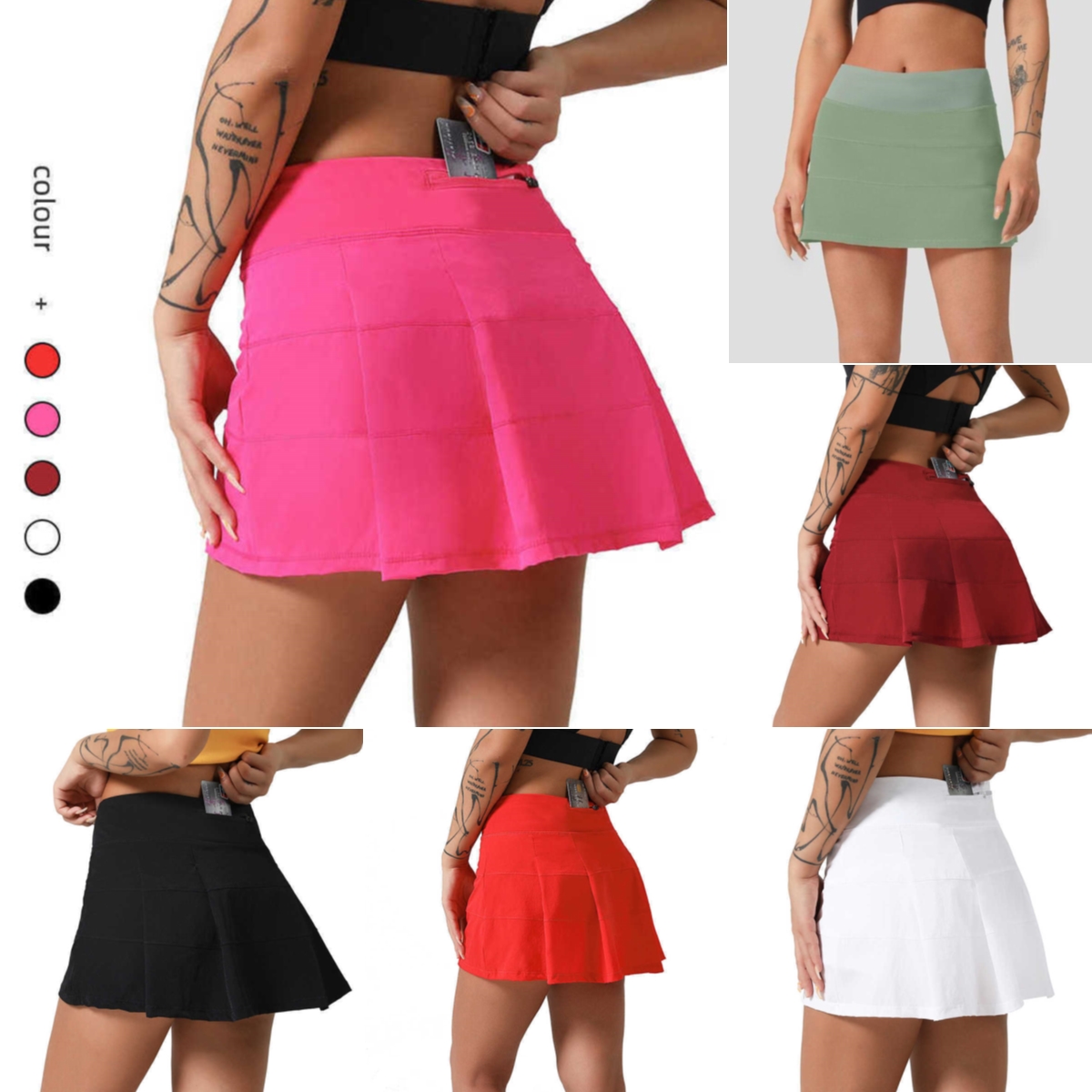 lulus Pleated Tennis Skirt Lemens Women Gym Clothes Sports Shorts Female Running Fitness Dance Yog Underwear Beach Biker Golf Skirts High Quality, 21
lulus Pleated Tennis Skirt Lemens Women Gym Clothes Sports Shorts Female Running Fitness Dance Yog Underwear Beach Biker Golf Skirts High Quality, 21