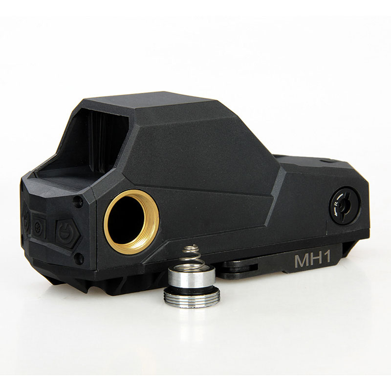 MH1 Red Dot Sight Scope USB charge Dual Motion Sensor Reflex Sight 2 MOA Red Dot Reticle with Side Leveling Marks