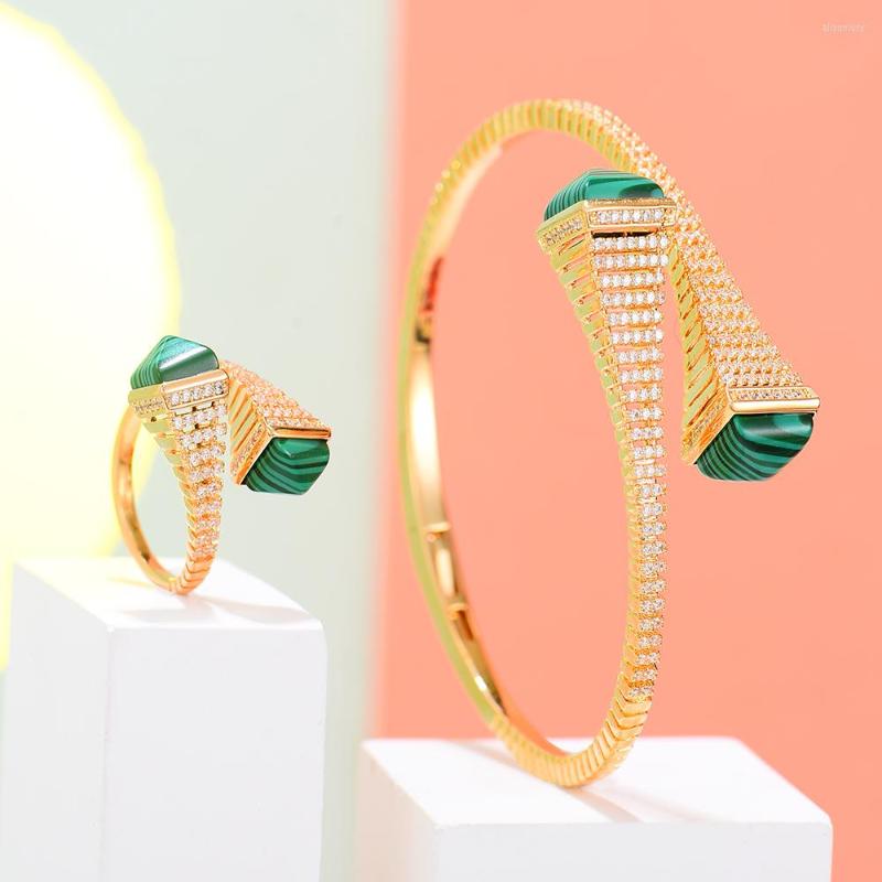 Necklace Earrings Set Siscathy Fashion Simple Zircon Jewelry For Women Arab Dubai 2PCS Ring Bracelets Bangle Boutique Party Daily, Picture shown
Necklace Earrings Set Siscathy Fashion Simple Zircon Jewelry For Women Arab Dubai 2PCS Ring Bracelets Bangle Boutique Party Daily, Picture shown