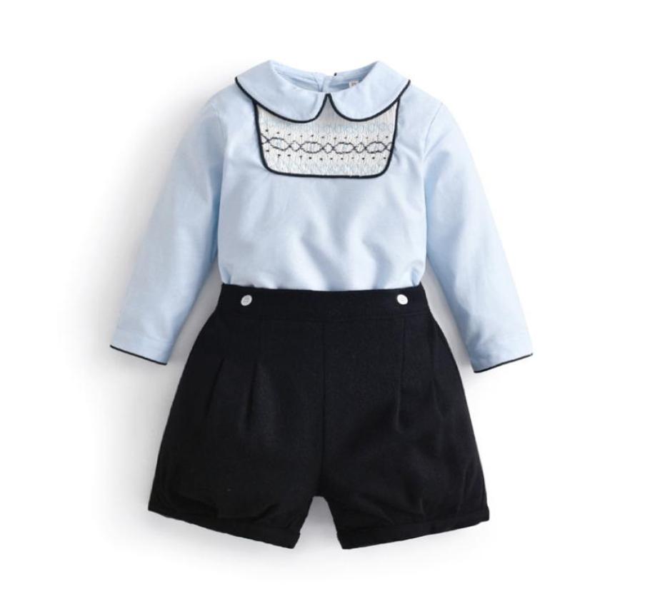 2pcs Children Boutique Boys Smocked Clothes Set Baby Spanish Style Clothing Suit Toddler Hand Made Smocking Blouses Black Shorts 26812963, Ivory
2pcs Children Boutique Boys Smocked Clothes Set Baby Spanish Style Clothing Suit Toddler Hand Made Smocking Blouses Black Shorts 26812963, Ivory