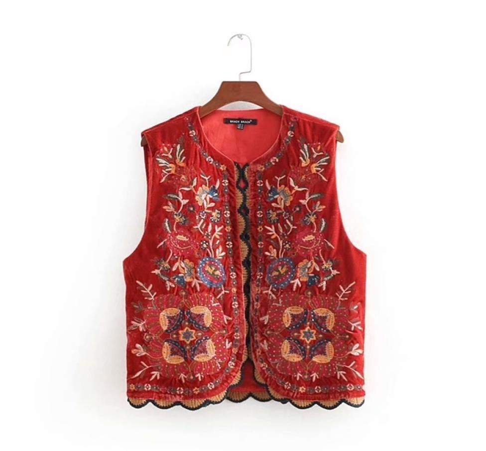 Women Vintage sequins flower embroidery vest jacket ladies retro national style patchwork casual velvet waistCoat CT154 Y2010125553766, Silver
Women Vintage sequins flower embroidery vest jacket ladies retro national style patchwork casual velvet waistCoat CT154 Y2010125553766, Silver